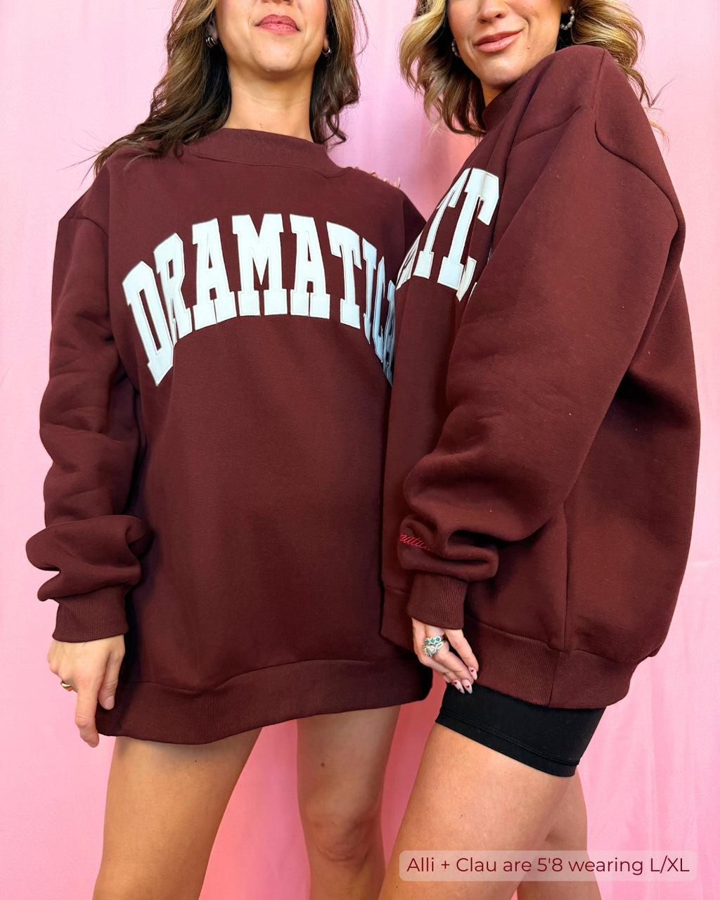 RED VELVET SWEATSHIRT