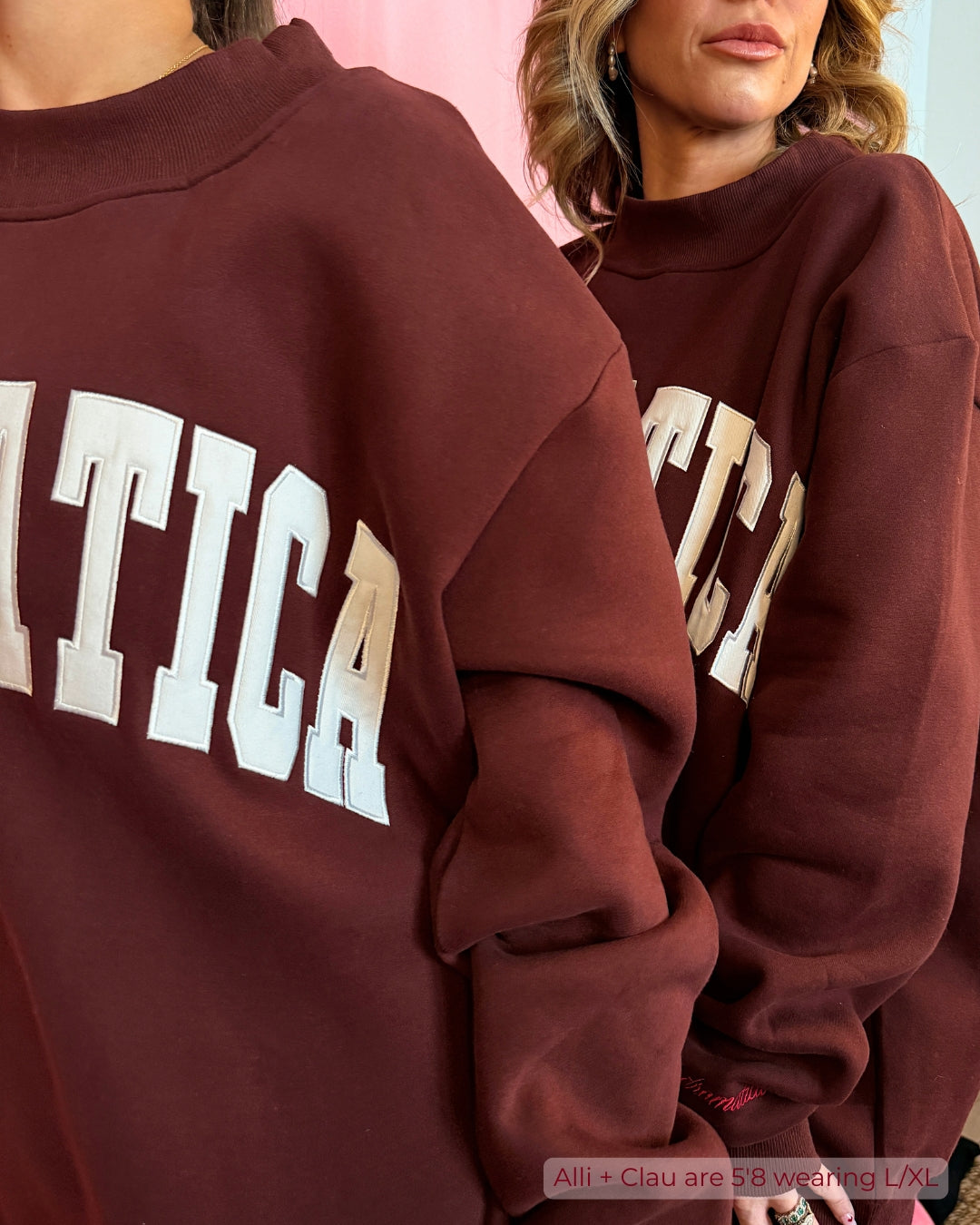 RED VELVET SWEATSHIRT